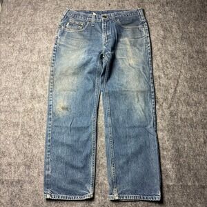 Vintage Carhartt Relaxed Fit Straight Leg Jeans - Medium Wash Blue Denim